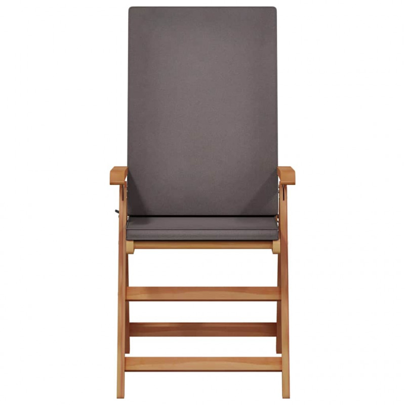 Krzesło Ogrodowe 6 pcs Brązowy i szary 57 x 71,5 x 104 cm