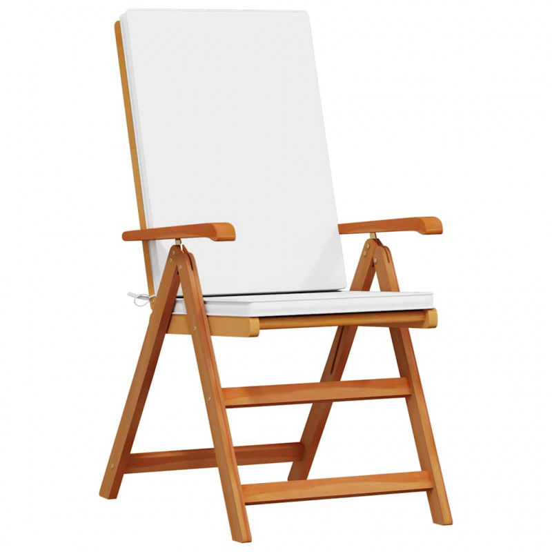 Krzesło Ogrodowe 8 pcs Brązowy i biały 57 x 71,5 x 104 cm