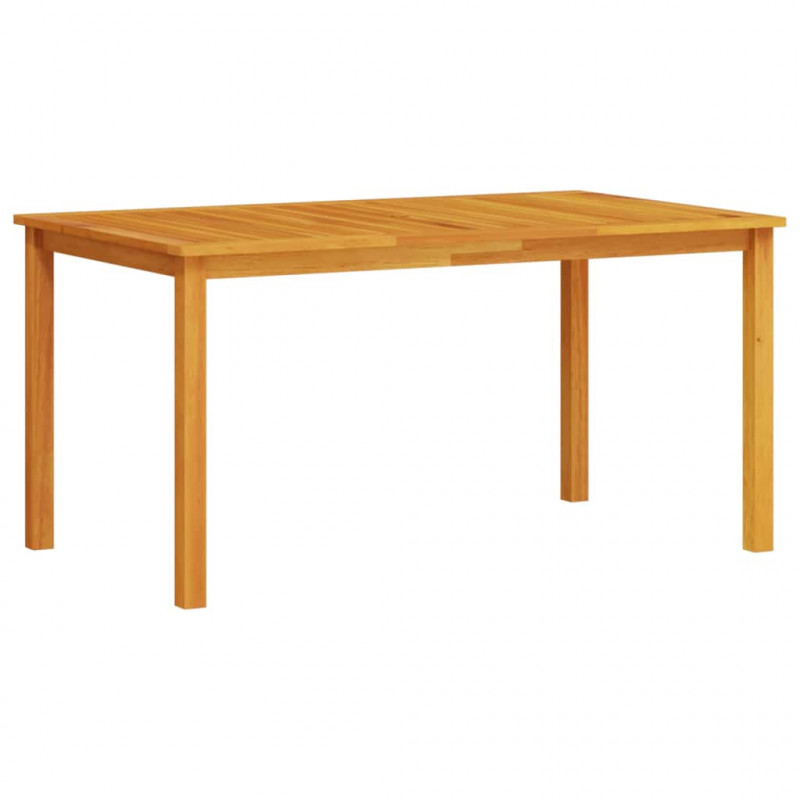 Zestaw do jadalni w ogrodzie 7 pcs Brązowy Lite Drewno Akacji