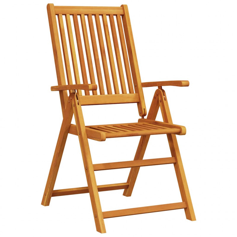 Zestaw do jadalni w ogrodzie 9 pcs Brązowy Lite Drewno Akacji