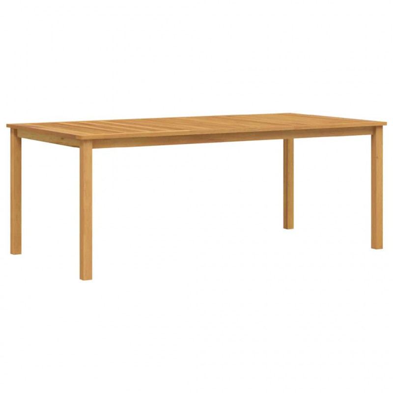 Zestaw do jadalni w ogrodzie 7 pcs Brązowy Lite Drewno Akacji