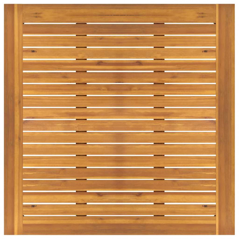 Zestaw do jadalni w ogrodzie 3 pcs Brązowy Lite drewno akacjowe