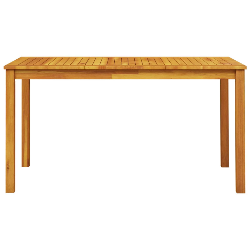 Zestaw do jadalni w ogrodzie 5 pcs Brązowy Lite Drewno Akacji
