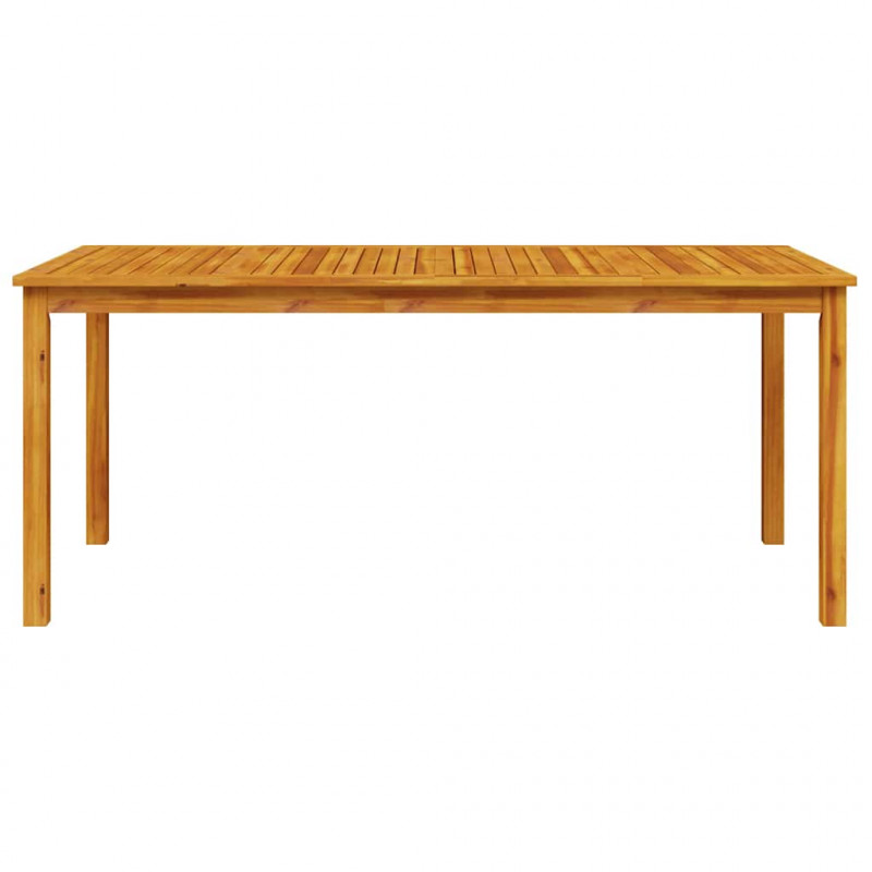 Zestaw do jadalni w ogrodzie 9 pcs Brązowy Lite Drewno Akacji