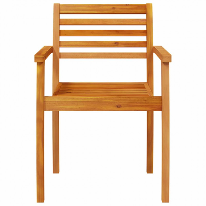 Zestaw do jadalni w ogrodzie 9 pcs Brązowy Lite Drewno Akacji