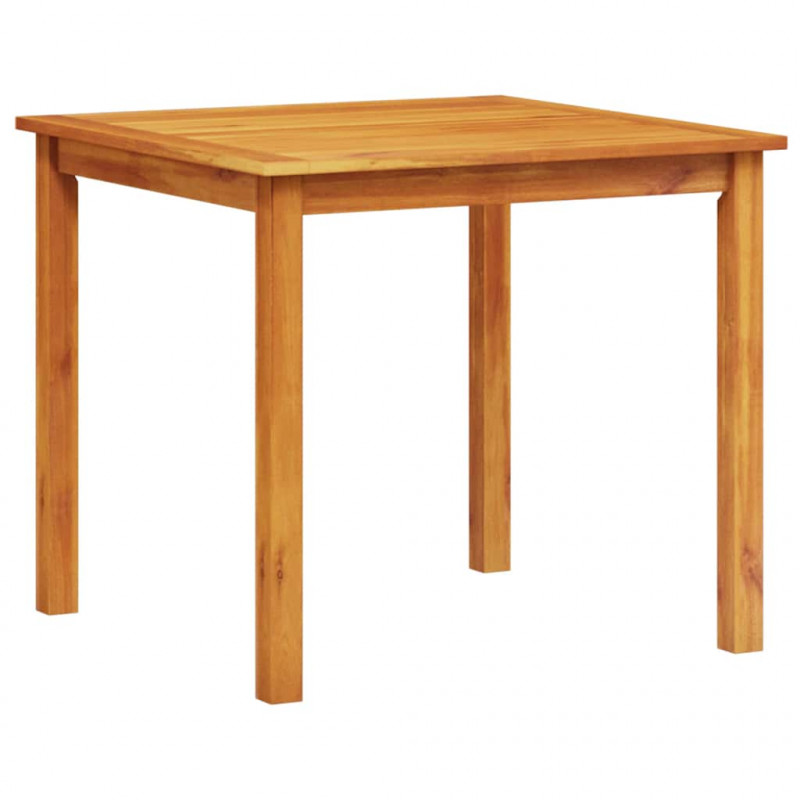 Zestaw do jadalni w ogrodzie 3 pcs Brązowy Lite Drewno Akacji