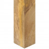 Stolik konsola, 110 x 35 x 76 cm, surowe drewno mango