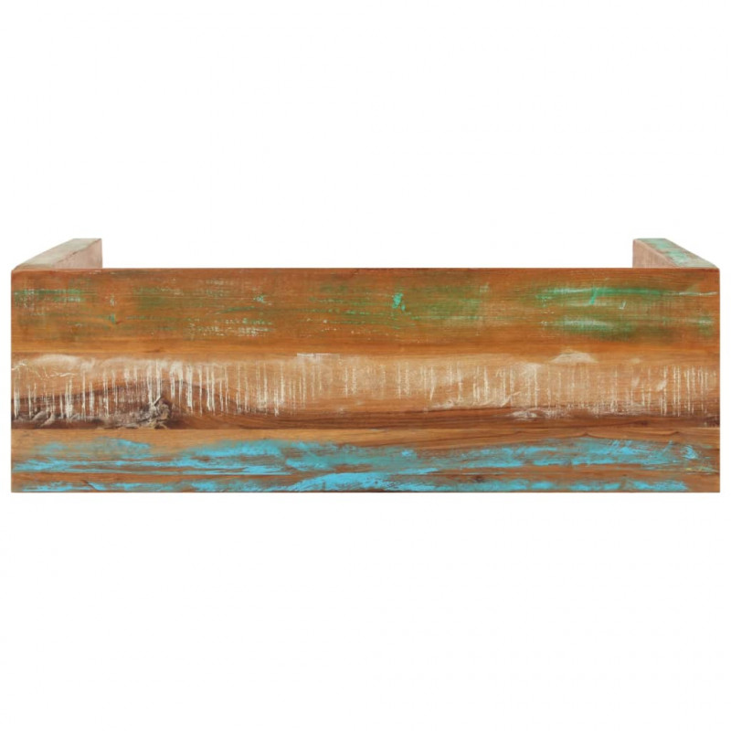 Stolik typu konsola, 110 x 35 x 76 cm, lite drewno z odzysku