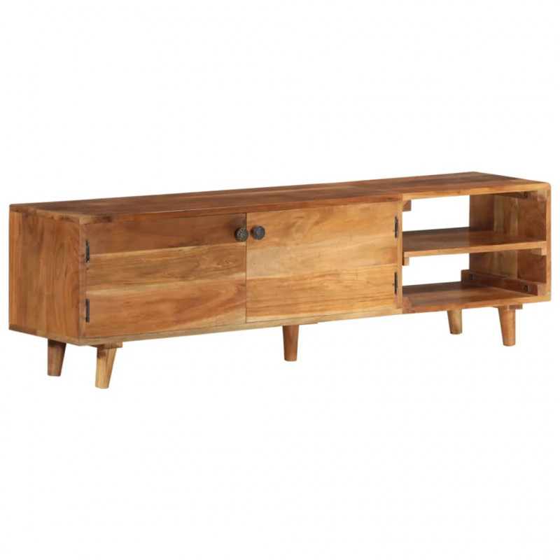 Szafka pod TV, akacja w miodowym kolorze, 140x30x40 cm