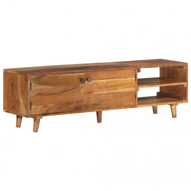 Szafka pod TV, akacja w miodowym kolorze, 140x30x40 cm