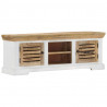 Szafka pod TV, 110x30x40 cm, lite drewno mango