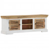 Szafka pod TV, 110x30x40 cm, lite drewno mango