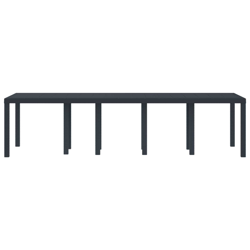 Stół Ogrodowy Antracyt 300 x 100 x 73 cm polirattan