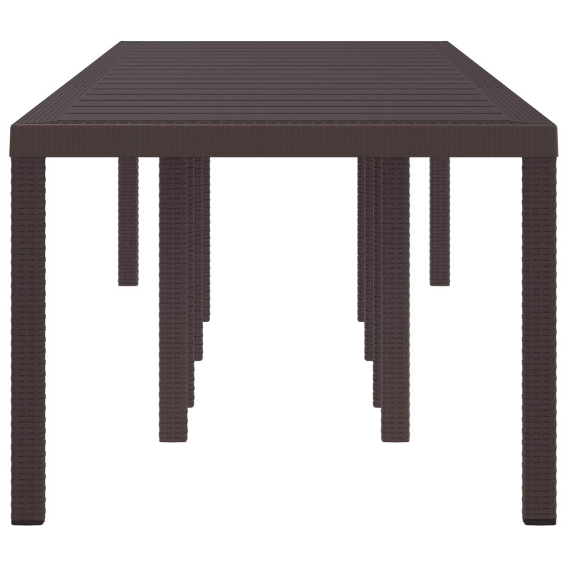 Stół Ogrodowy Brązowy 300 x 100 x 73 cm polirattan