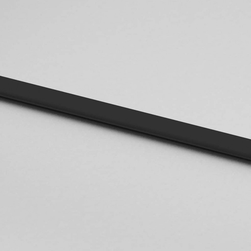 Drzwi przesuwne z zestawem okuć czarne 102,5x205 cm ESG szkło