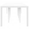Stół Ogrodowy Biały 350 x 100 x 74 cm polirattan