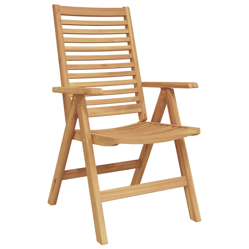Krzesło Ogrodowe 4 pcs Brązowy 52 x 64.5 x 108 cm