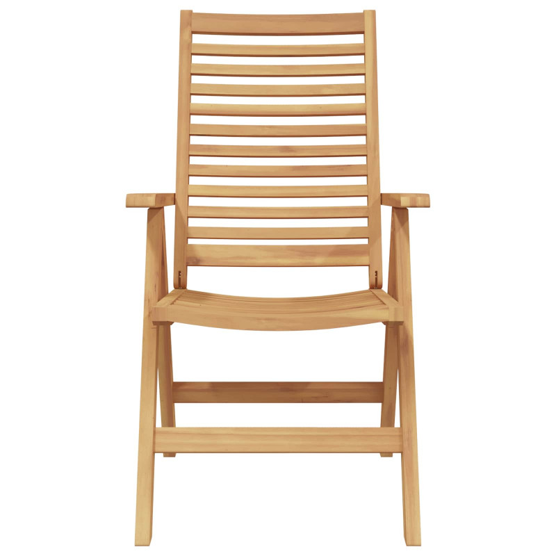 Krzesło Ogrodowe 4 pcs Brązowy 52 x 64.5 x 108 cm