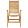 Krzesło Ogrodowe 6 pcs Brązowy 52 x 64.5 x 108 cm