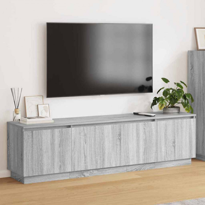 Szafka pod telewizor Szary Sonoma 180 x 38 x 49 cm