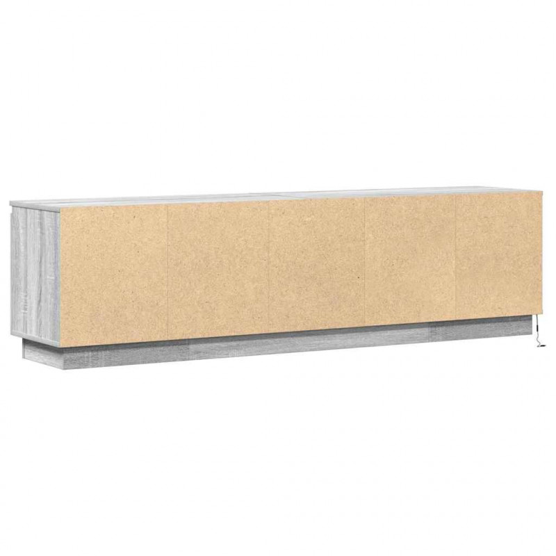 Szafka pod telewizor Szary Sonoma 180 x 38 x 49 cm