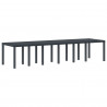 Zestaw do jadalni w ogrodzie 13 pcs Antracyt Rattan Polt
