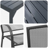 Zestaw do jadalni w ogrodzie 7 pcs Antracyt