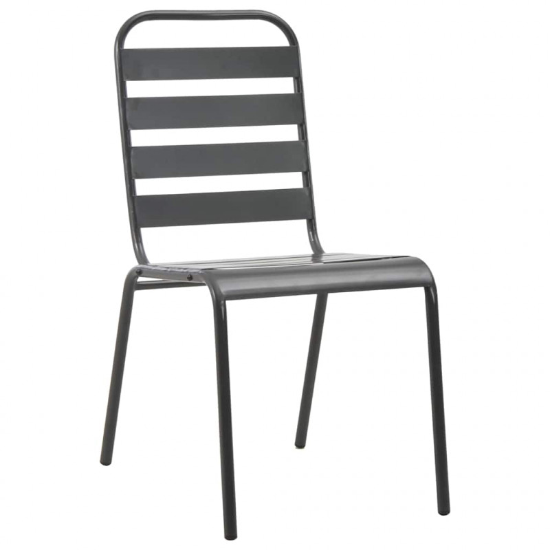 Zestaw do jadalni w ogrodzie 9 pcs Antracyt
