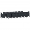 Zestaw do jadalni ogrodowej z poduszkami 17 pcs Antracyt PP