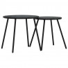 Zestaw do jadalni w ogrodzie 5 pcs Czarny Stal