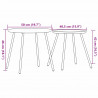 Zestaw do jadalni w ogrodzie 5 pcs Czarny Stal