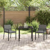 Zestaw do jadalni w ogrodzie 3 pcs Szary