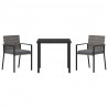 Zestaw do jadalni w ogrodzie 3 pcs Szary