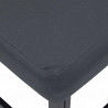 Zestaw Sof na Ogród z poduszką 9 pcs Czarny Aluminium