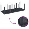 Zestaw do jadalni w ogrodzie 9 pcs Antracyt polipropylen
