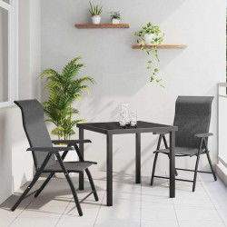 Zestaw do jadalni w ogrodzie 3 pcs Szary
