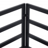 Zestaw Sof na Ogród z poduszką 10 pcs Czarny Aluminium