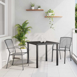Zestaw do jadalni w ogrodzie 3 pcs Antracyt