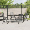 Zestaw do jadalni w ogrodzie 5 pcs Antracyt