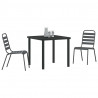 Zestaw do jadalni w ogrodzie 3 pcs Antracyt