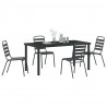 Zestaw do jadalni w ogrodzie 5 pcs Antracyt