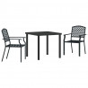 Zestaw do jadalni w ogrodzie 3 pcs Antracyt