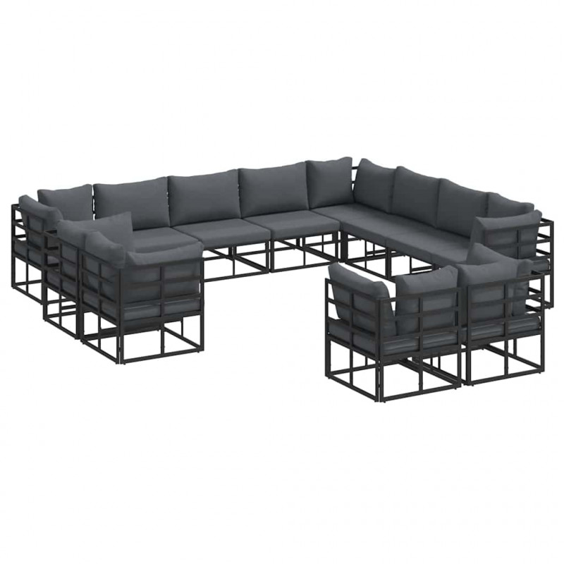 Zestaw Sof na Ogród z poduszką 12 pcs