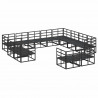 Zestaw Sof na Ogród z poduszką 12 pcs