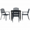 Zestaw do jadalni w ogrodzie 5 pcs Antracyt