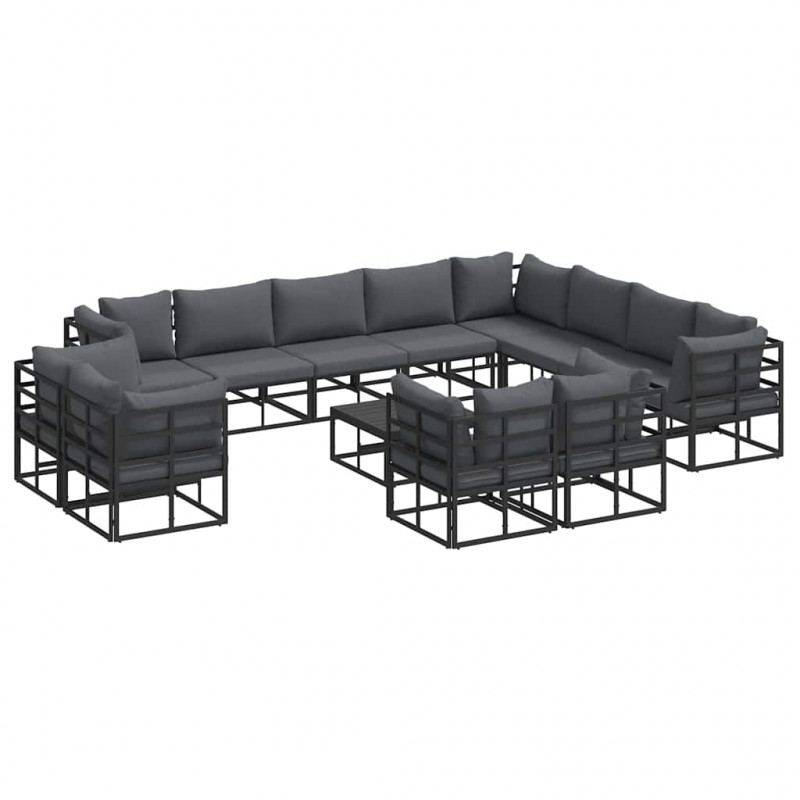 Zestaw Sof na Ogród z poduszką 13 pcs