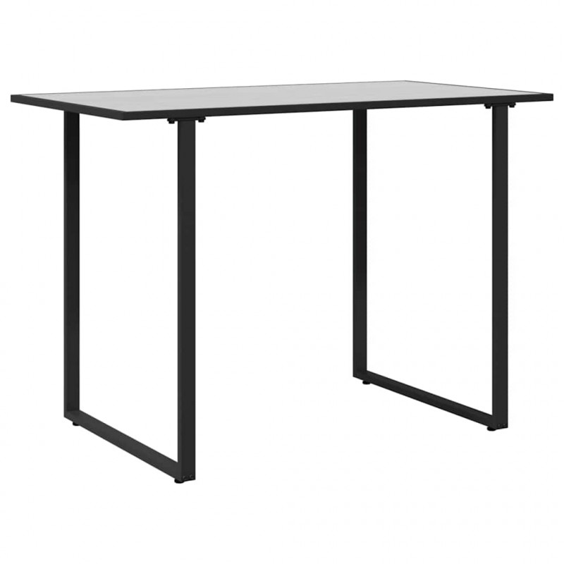 Zestaw Sof na Ogród z poduszką 6 pcs Czarny Stal