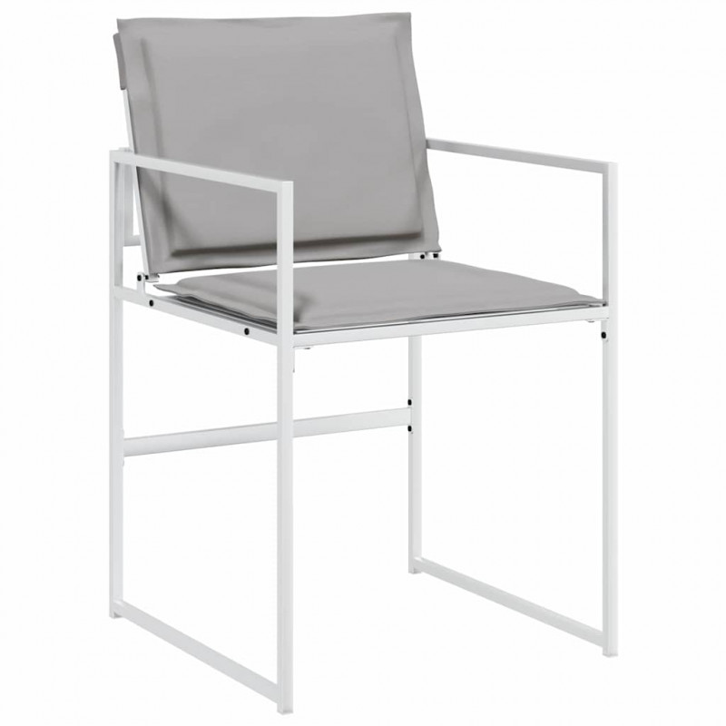 Zestaw do jadalni w ogrodzie 5 pcs Biały