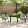 Zestaw do jadalni w ogrodzie 3 pcs Antracyt