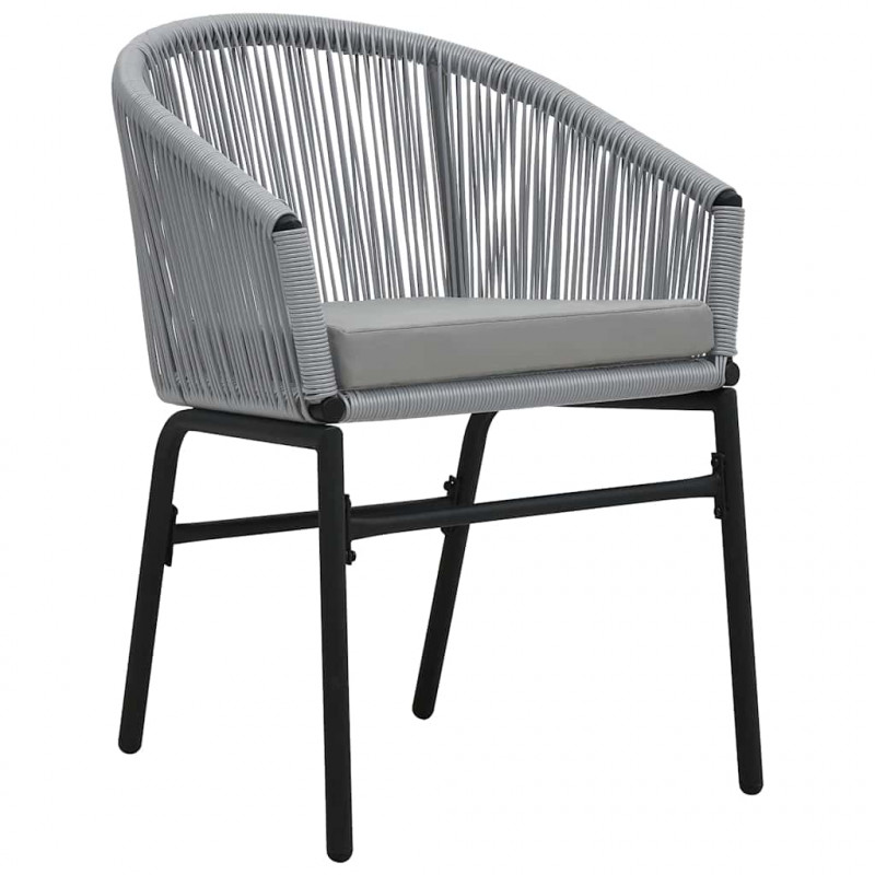 Zestaw do jadalni w ogrodzie 3 pcs Antracyt